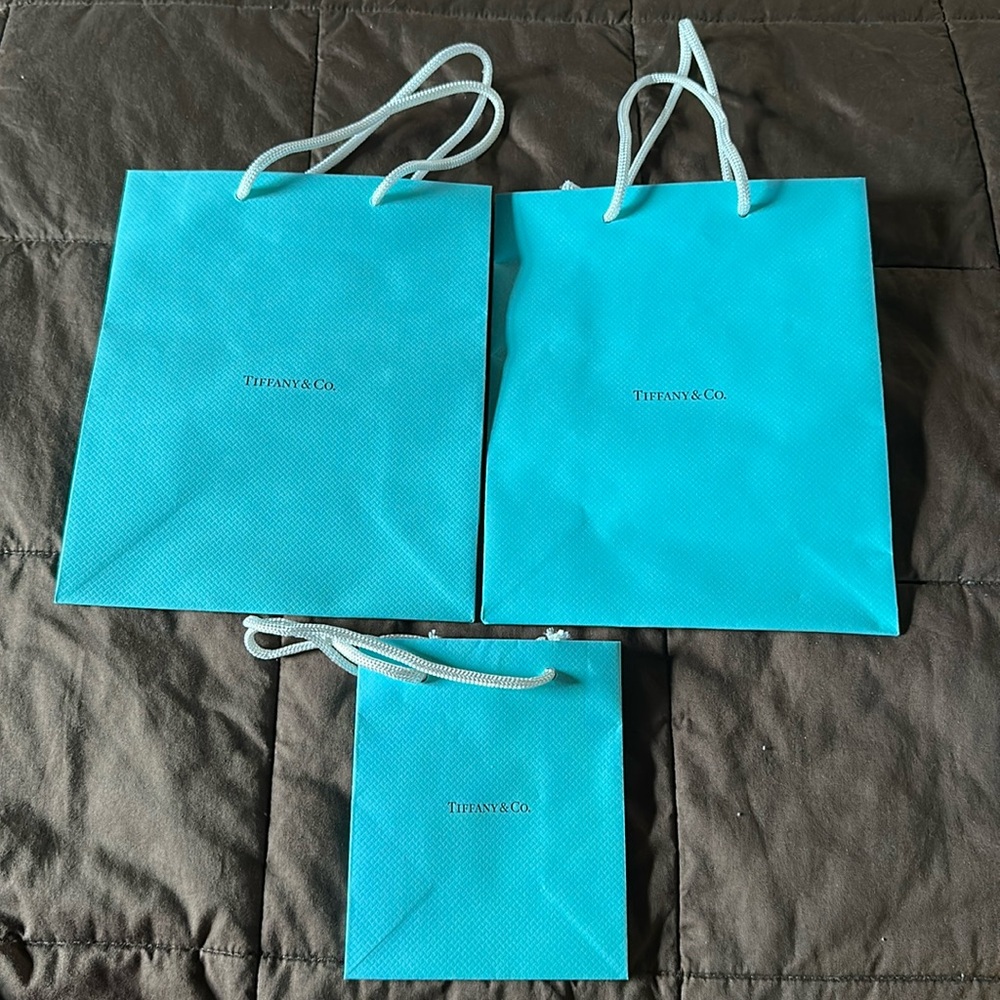 Assorted Tiffany & Co. Gift Bags
